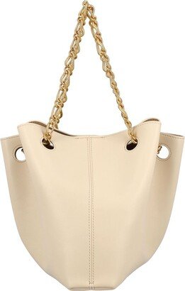 Chain-Link Detailed Bucket Bag