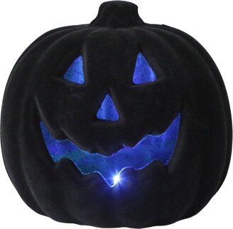 Led 8Inflocked Pumpkin