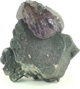 Amethyst On Matrix, Kakamunurle Mine, Karur District, Tamil Nadu, India