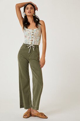 Carly High-Rise Cropped Wide-Leg Jeans