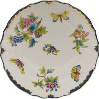 Queen Victoria Blue Dinner Plate