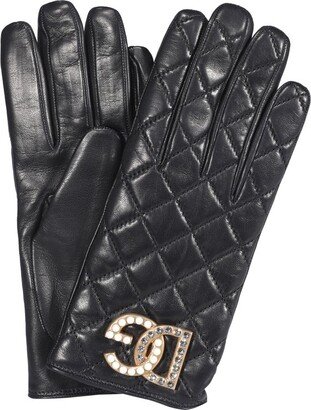 Logo Quilted Gloves