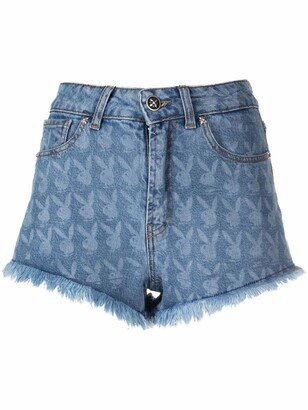 x Playboy denim shorts