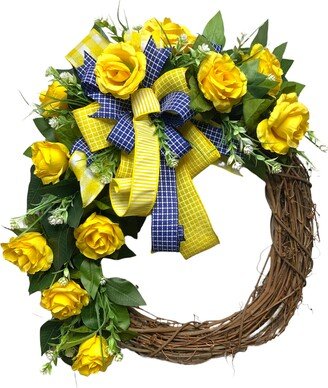 Summer Wreath For Front Door