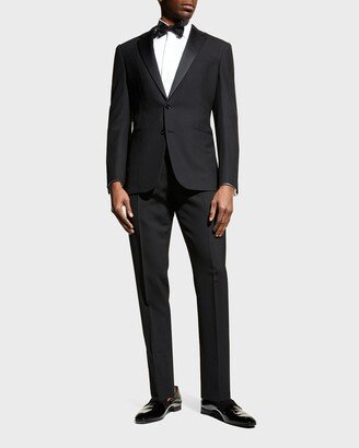 Men's Gregory Wool Barathea Notch Tuxedo