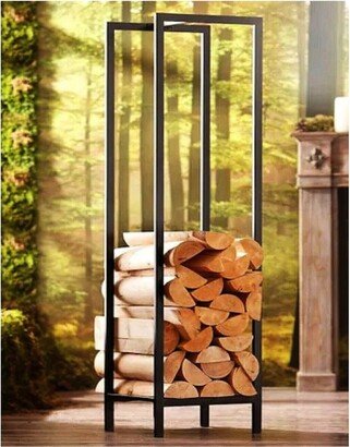 Hight 45, 115 cm, Holder, Firewood Rack, Shelf, Storage Shed, Steel Rack, Steel Holder, B115, x115 cm