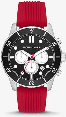 Oversized Cunningham Silver-Tone and Silicone Watch