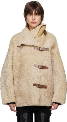 Beige Bealila Shearling Coat