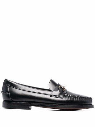 Horsebit-Detail Leather Loafers-AA