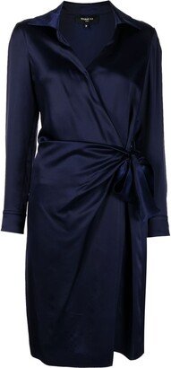 Above-Knee Wrap Dress