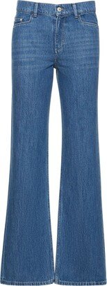 Low Rise Organic Cotton Straight Jeans