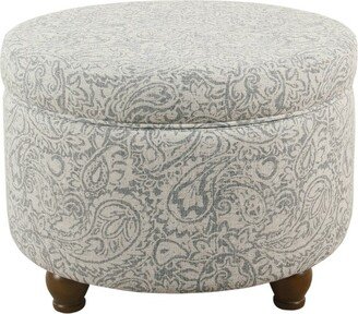 Storage Ottoman Floral