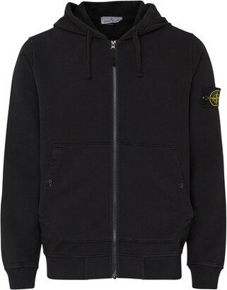 Hoodie with logo patch