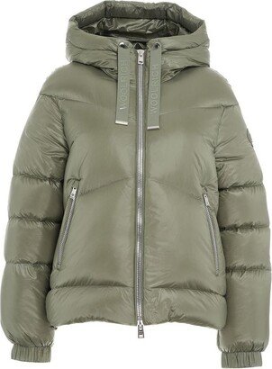 Drawstring Hooded Puffer Jacket