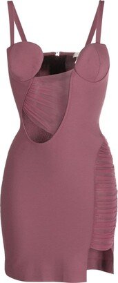 Asymmetric Cut-Out Minidress-AA