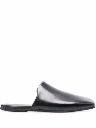 Square-Toe Slip-On Mules-AC