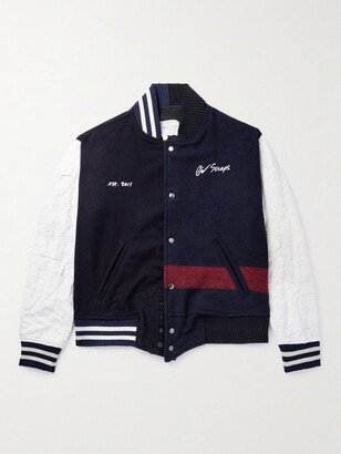 Sailor Cotton and Wool-Blend Varsity Jacket