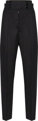 Pleated Tapered Trousers-AF