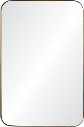 Signature Home Collection 36 Bronze and Clear Rectangular Framed Wall Mirror