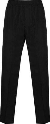 Romance virgin wool straight-leg trousers