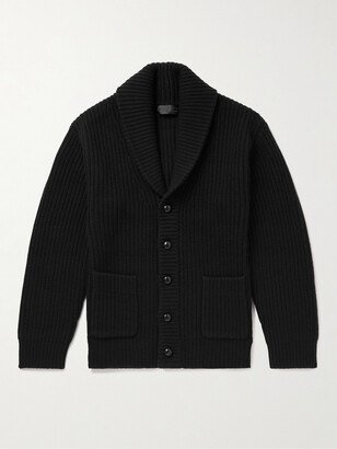 Somac Ribbed Cashmere Cardigan