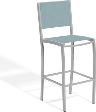 Garden Travira Powder Coated Aluminum Bar Chair - Slate Sling