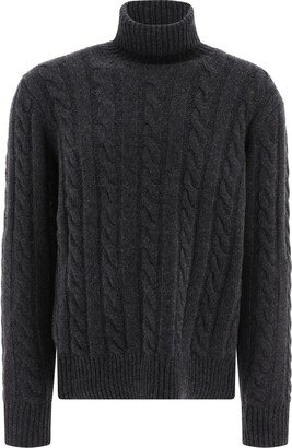 Cable-Knit Wool-Cashmere Jumper-AA