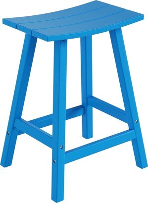 Polytrends Laguna 24 All-Weather Resistant Outdoor Patio Bar Stool-AA