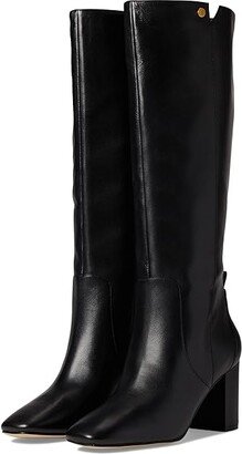 Chrystie Tall Boot (Black Leather) Women's Shoes