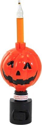 GANZ Halloween Jack O Lantern Night Light - One Night Light 7.0 Inches - Bubble Light Pumpkin - Mh185126 - Plastic - Orange