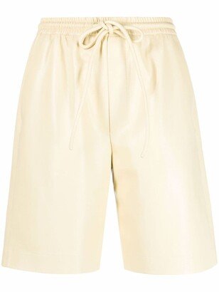 Karate drawstring knee-length shorts