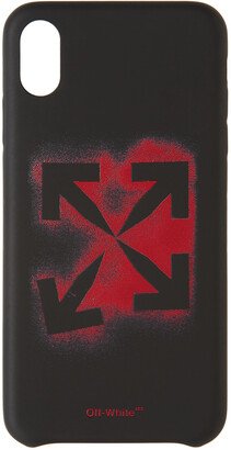 Black Stencil iPhone XS Max Case-AA