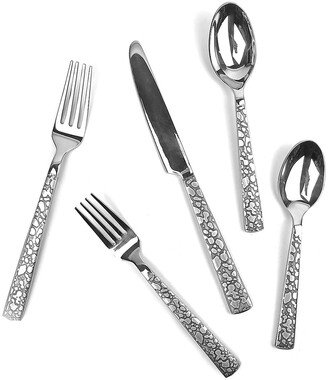 Panthera Platinum 5-Piece Flatware Place Setting