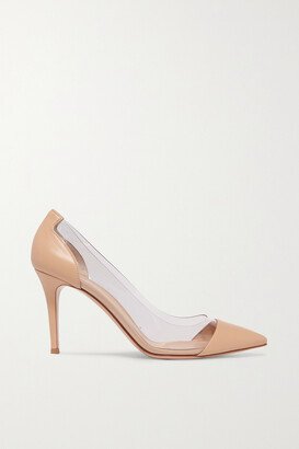 Plexi 85 Leather And Pvc Pumps - Neutrals