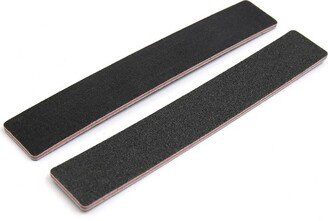 Unique Bargains 2pcs Double Sided Frosted Manicure Nail Sanding File Grit Boards 6.9