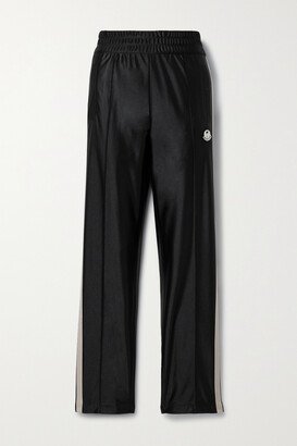 8 Palm Angels Striped Tech-cotton Jersey Track Pants - Black