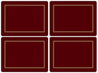 Classic Burgundy Placemats, Set of 4