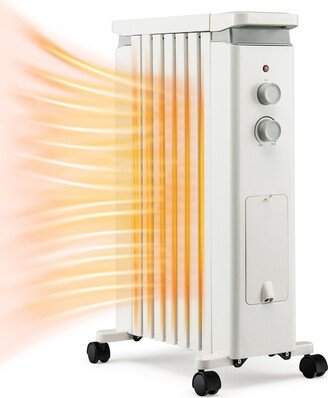 1500W Oil Filled Radiator Heater Electric Space Heater