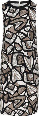 Conquista Print Sleeveless Dress