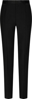 Slim-Cut Tailored Trousers-AW