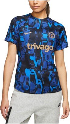 Women's Navy Chelsea 2023/24 Home Academy Pro Pre-Match Jersey