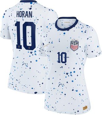 Women's Lindsey Horan White Uswnt 2023 Home Replica Jersey