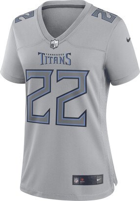 Women's NFL Tennessee Titans Atmosphere (Derrick Henry) Fashion Football Jersey in Grey