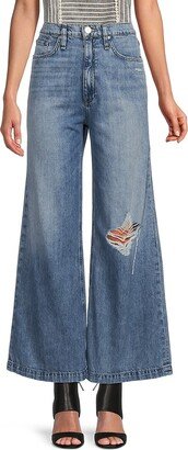 Jodie Loose Wide Leg Distressed Jeans