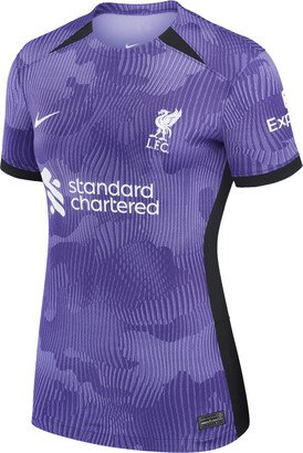 Alexis Mac Allister Liverpool 2023/24 Stadium Third Women's Dri-FIT Soccer Jersey in Purple
