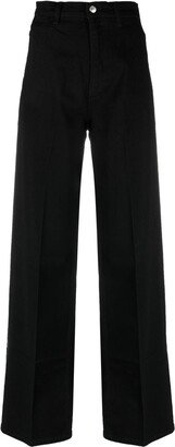 High-Rise Wide-Leg Jeans-AC