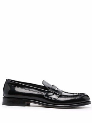 High-Shine Penny Loafers