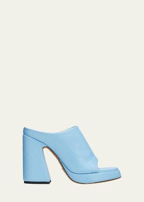 Forma Leather Platform Mule Sandals-AC