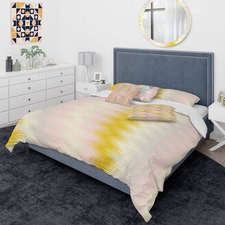 Designart 'Retro Abstract Design IV' Mid-Century Modern Duvet Cover Comforter Set