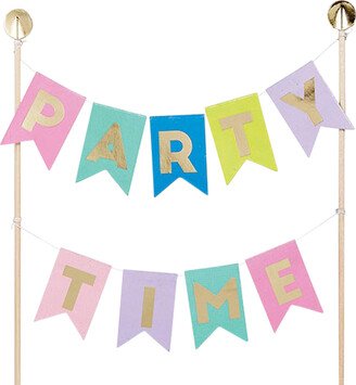 Party Time Cake Topper Multicolor